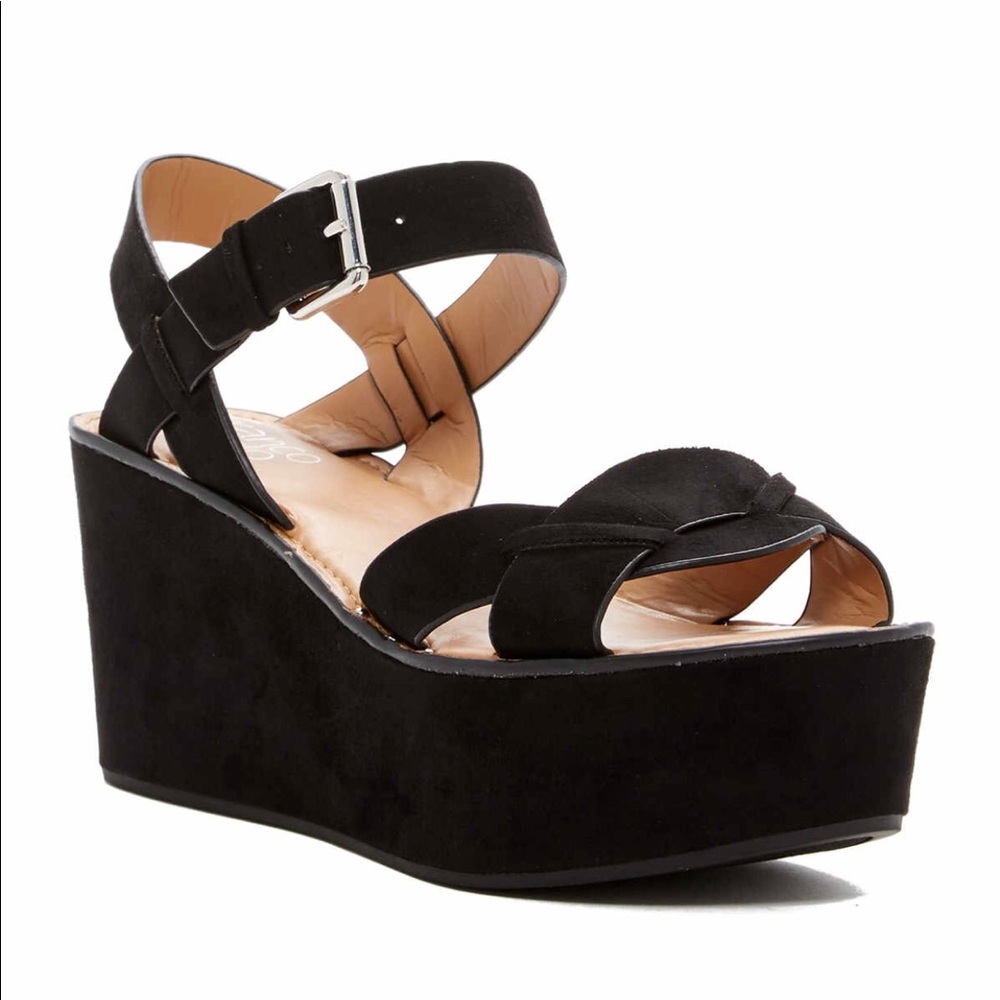 Franco Sarto Julio Suede Platform Wedge